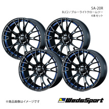 WedsSport/SA-20R GRカローラ GZEA14H アルミホイール4本セット【18×8.5J 5-114.3 INSET35 BLC2】0072742×4_画像1