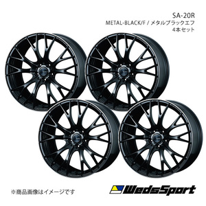 WedsSport/SA-20R マークXジオ 10系 純正タイヤ(225/40-19) ホイール4本セット【19×8.5J 5-114.3 INSET38 METAL-BLACK/F】0072782×4