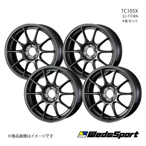 WedsSport/TC105X IS350/IS200t 30系 アルミホイール4本セット【17×8.0J 5-114.3 INSET38 EJ-TITAN】0073518×4