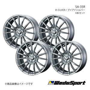 WedsSport/SA-35R クラウンマジェスタ 200系 FR アルミホイール4本セット【18×8.5J 5-114.3 INSET35 VI-SILVER】0073622×4