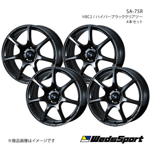 WedsSport/SA-75R ライフ JC1/JC2 アルミホイール4本セット【15×5.0J 4-100 INSET45 HBC2】0074014×4