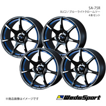 WedsSport/SA-75R クラウン 180系 4WD アルミホイール4本セット【17×7.5J 5-114.3 INSET45 BLC2】0074041×4_画像1