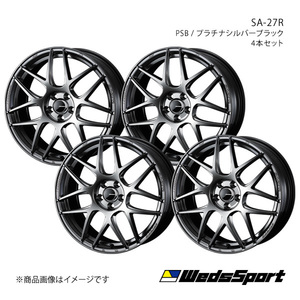 WedsSport/SA-27R マーチ K13 アルミホイール4本セット【15×6.0J 4-100 INSET48 PSB】0074203×4