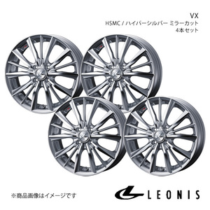 LEONIS/VX アクア P10系 純正タイヤサイズ(185/55-16) アルミホイール4本セット【16×6.0J 4-100 INSET45 HSMC】0033248×4