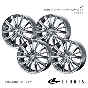 LEONIS/VX フーガ Y50 4WD アルミホイール4本セット【17×7.0J 5-114.3 INSET42 BKMC】0033259×4