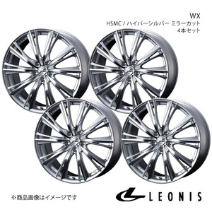 LEONIS/WX エルグランド E51 4WD アルミホイール4本セット【17×7.0J 5-114.3 INSET42 BKMC】0033884×4