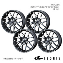 LEONIS/NAVIA 06 ギャランフォルティス CY4A アルミホイール4本セット【18×7.0J 5-114.3 INSET47 MGMC】0037623×4_画像1