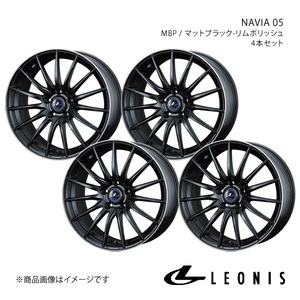 LEONIS/NAVIA 05 シーマ F50 4WD アルミホイール4本セット【17×7.0J 5-114.3 INSET42 MBP】0036267×4