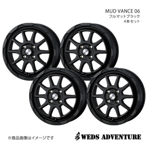 WEDS-ADVENTURE/MUD VANCE 06 タンク M900系 タイヤ(195/45-16) ホイール4本セット【16×6.0J 4-100 INSET40 FULL MAT BLACK】0040205×4