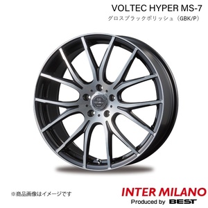 INTER MILANO/インターミラノ VOLTEC HYPER MS-7 ティアナ L33 ホイール 1本【17×7.0J 5-114.3 INSET48 グロスブラックポリッシュ】