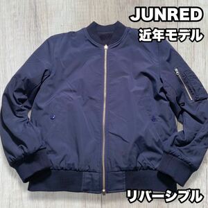 JUNRED フライトジャケット リバーシブル フリース ブルゾン ジャンパー MA-1 Mサイズ