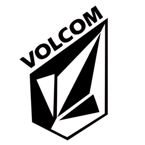 ５７ 送料無料　volcom ボルコム 白　ステッカー カッティングシール