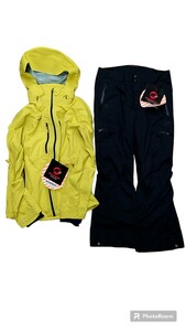 タグ付き未使用品 マムート MAMMUT スキーウェア Stoney HS Jacket スキーパンツ Stoney HS Pants の上下セット