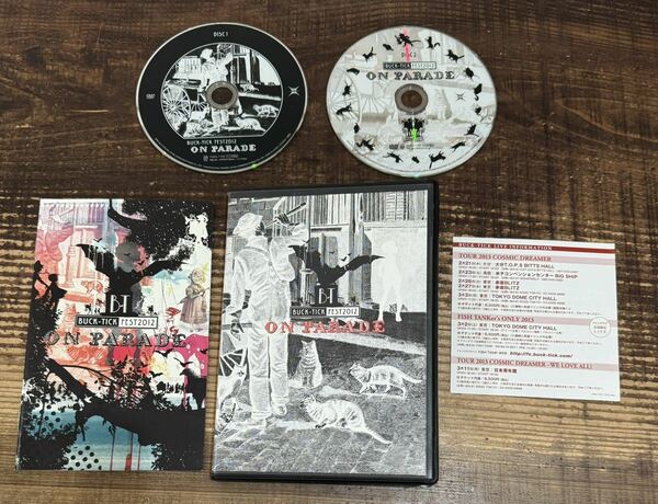 DVD 2枚組】BUCK-TICK バクチク■FEST 2012 ON PARADE■櫻井敦司 今井寿■AA= Pay money To my Pain D’ERLANGER