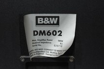 B&W スピーカーペア DM602_画像8