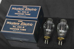 【送料無料!!】Western Electric ウエスタンエレクトリック 真空管ペア 300B ②