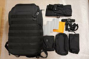 Lowepro プロタクティック BP350AW II LP37176-PWW バックパック ブラック PROTACTIC BP 350AW II BLACK カメラバッグ 付属ポーチ類もあり