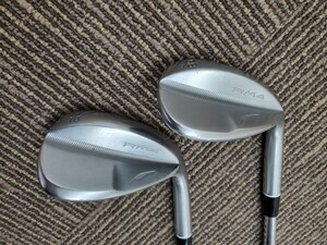 ウェッジ☆フォーティーン☆RM-4☆58度☆52度☆2本セット☆NSプロ TS-114w☆Flex:WEDGE☆右☆やや錆び有り☆