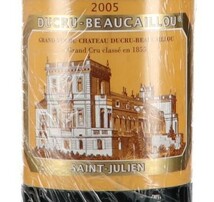 シャトー デュクリュ ボーカイユ 2005年 パーカー97点！ メドック格付2級 Chateau Ducru-Beaucaillou　750ml_画像1