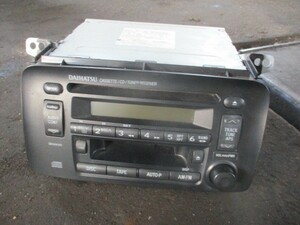 ダイハツ L250 ミラアヴィ カーオーディオ CD カセット デッキ 86180-B2050