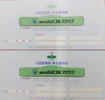 【大黒屋】小田急藤沢ゴルフクラブ 優待券2枚(2組8名利用可）有効期限2024年3月31日　最短即日発送_画像1