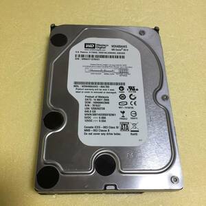 □37498時間 Western Digital WD6400AAKS 3.5インチHDD 『正常判定』 640GB