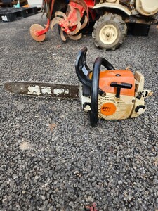 STIHL　スチール　MS　MS240　エンジンチェーンソー　チェンソー　チェーンソー　エンジン　圧縮あり　即決