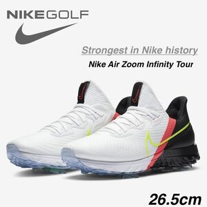 1円スタート 【26.5cm】★推進力無限大！新品★NIKE ナイキ エアズーム インフィニティ ツアー ゴルフ Air Zoom Infinity Tour US8.5