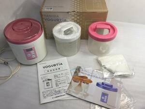  ■美品　TANICA　タニカ　YOGURTiA　ヨーグルティア　YM-1200　ヨーグルトメーカー　元箱付き　調理器具■ 