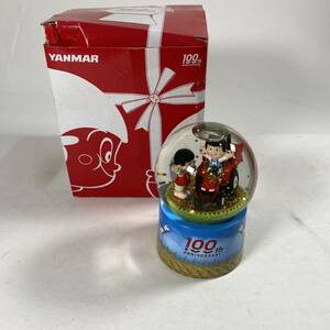 YANMAR ヤンマー 100周年 スノードーム ヤン坊 マー坊 耕運機 記念品 非売品