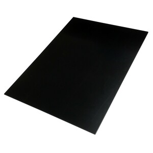 YJB PARTS ピックガード用板材 つや消しマットブラック1P 300×220(mm) DIY (メール便のみ送料無料)