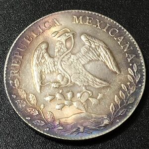 銀貨　1882年　8レアル　メキシコ　古銭 蔵　貿易銀　1円銀貨　コイン　硬貨