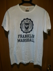  Frank Lynn Marshall big Logo print T-shirt Italy made postage 230 jpy 