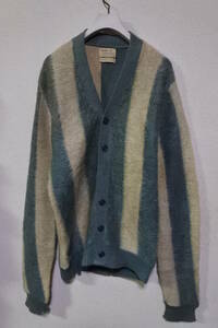 60's Sears Vintage Mohair Cardigan size S シアーズ モヘアカーディガン ストライプ柄 グランジ ビンテージ