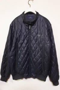 FRED PERRY フレッドペリー 中綿 キルティングジャケット size M ブラック