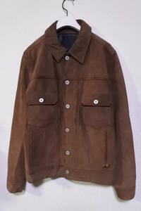 STUSSY 2nd Type Cow Leather Jacket size S スエード レザージャケット ブラウン