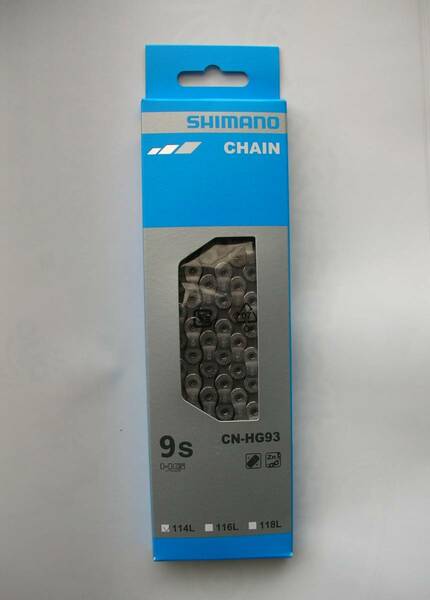 ■【AZ】SHIMANO シマノ チェーン CN-HG93 9S対応 114L コネクトピンタイプ　送料無料