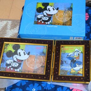 ディズニー ミッキーマウス フォトツインフレーム2L 写真立て FUJIColor