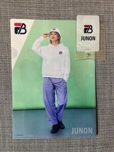 ★BE:FIRST★ ジュノン JUNON クリアファイル&フォンタブセット FILA