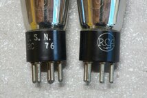 [SK][S601960] RCA USN 76 真空管 2本セット 元箱付き_画像4