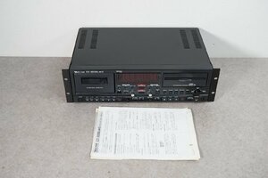 [NZ] [L3001612] TASCAM タスカム CC-222SL MKII CDレコーダー カセットデッキ 取扱説明書付き