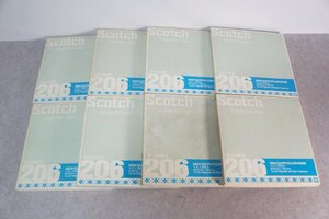 [QS][S694710] 8点セット Scotch スコッチ 206-1/4-2500 10号 オープンリールテープ メタルリール