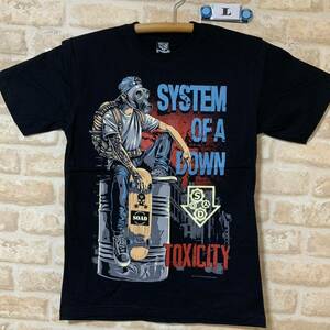 システムオブアダウン イラスト　Tシャツ　Lサイズ　海外製　システム・オブ・ア・ダウン（英: System of a Down