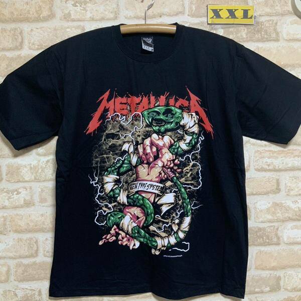 メタリカ　METALLICA 蛇　Tシャツ　XXLサイズ　ロックバンドTシャツ