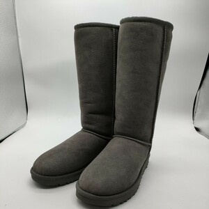 UGG オーストラリア ムートン ブーツ アグ　レディース 25センチ　未使用保管品　１スタ　グレー