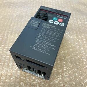 三菱　MITSUBISHI　FR-E720-0.2K　インバータ　通電確認のみ　U-350