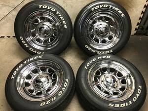 【200系ハイエース】21年製215/65R16C 109/107R TOYO H20タイヤ＆AWC DAYTONA 16×7J+28 PCD139.7 6H メッキホイール ４本