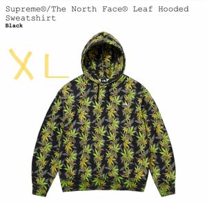 【新品】XL Supreme The North Face Leaf Hooded Sweatshirt Black シュプリーム ザ ノース フェイス リーフ フーディー box logo