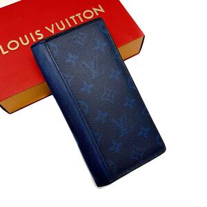 人気ルイヴィトン タイガラマ ポルトフォイユブラザ コバルトブルー 長財布　M30297　LOUIS VUITTON　メンズ