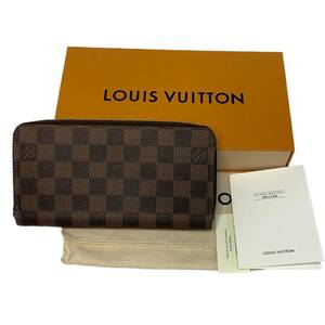 ルイヴィトン ダミエ ジッピーウォレット N60046 ローズバレリーヌ ラウンドファスナー 長財布 LOUIS VUITTON